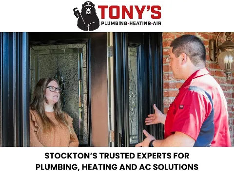 Tony's Plumbing, Heating & Air in Stockton