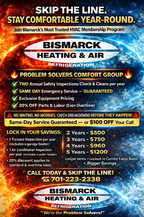 Bismarck Heating & Air Conditioning in Bismarck