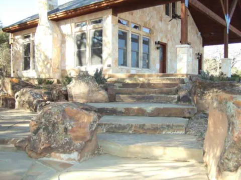 Young Masonry Fireplace and Stone in Weatherford