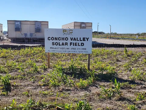 Concho Valley Solar Farm in San Angelo