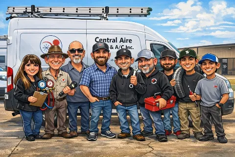 Central Aire Heating & A/C Inc in Bossier City