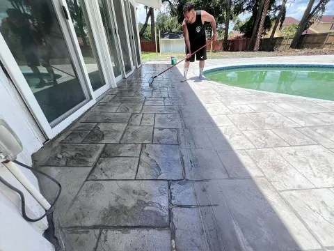 Palm Beach Stamped Concrete photo 1