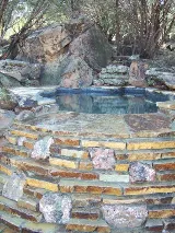 Young Masonry Fireplace and Stone photo 2