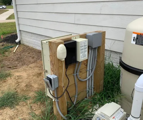 High Voltage Electrical in Orange