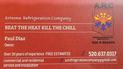 Arizona Refrigeration Company in Casa Grande
