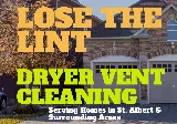 Lose the lint dryer vent cleaning