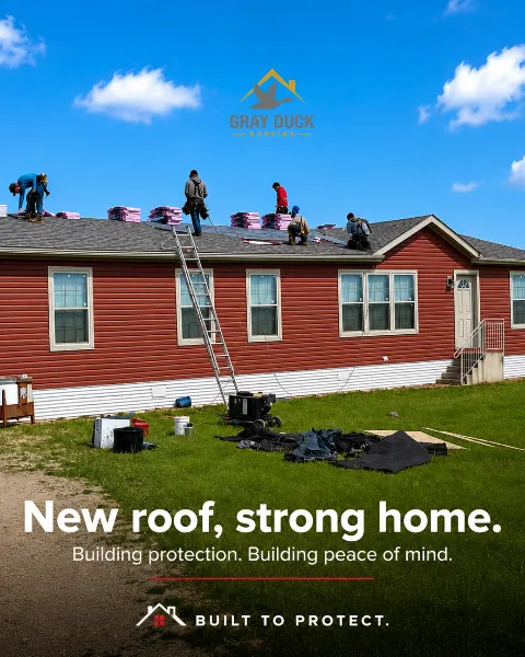 Gray Duck Roofing in Rochester