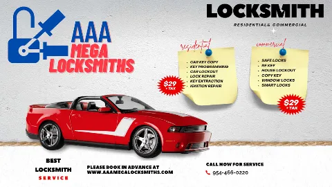 AAA Mega Locksmiths in Coral Springs
