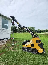 Adiga Construction Decks and Fences, Helical pile footings