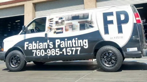 Fabians painting in Apple Valley